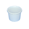 750 ML Milky Round Container